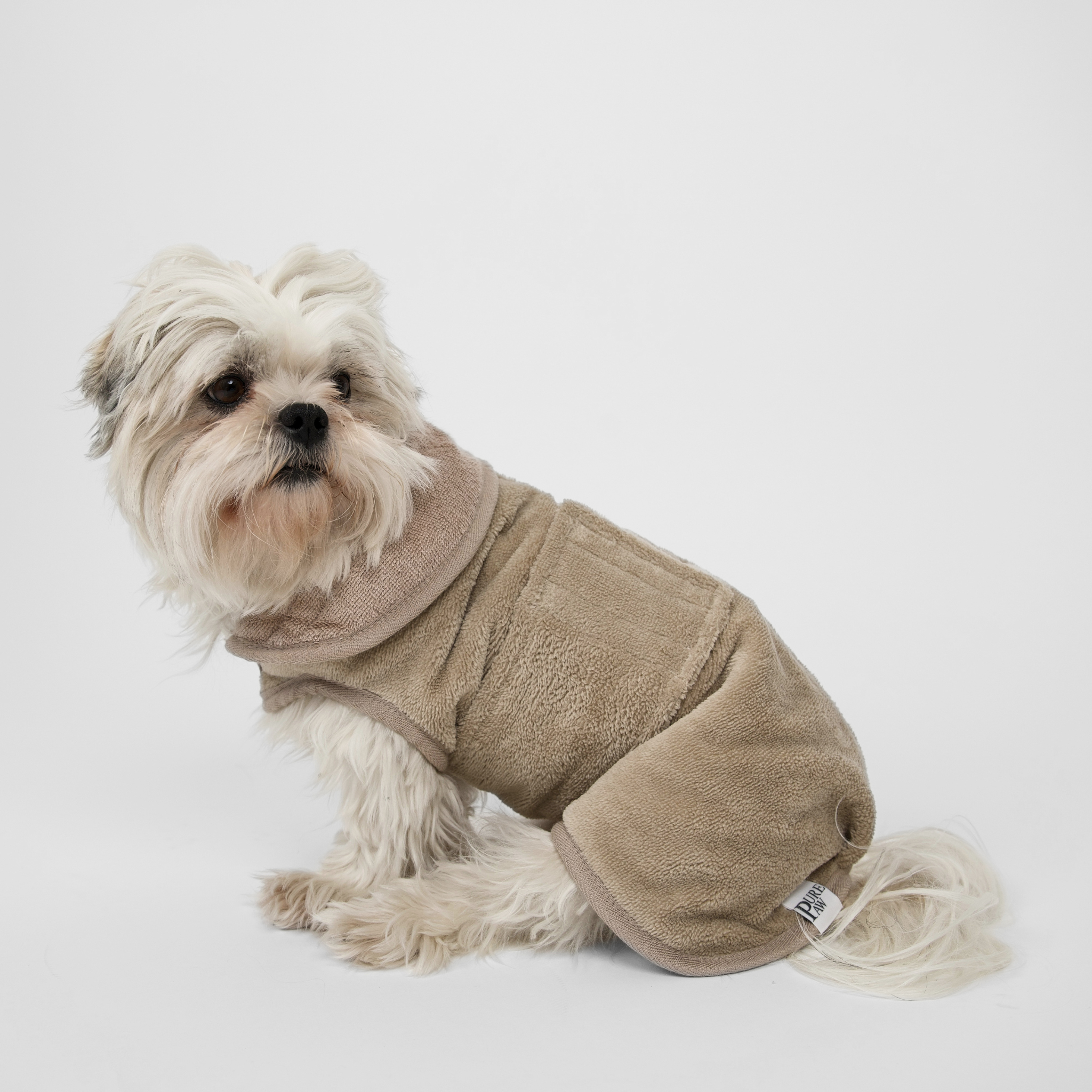 PurePaw Bamboo Drying Robe | Sand