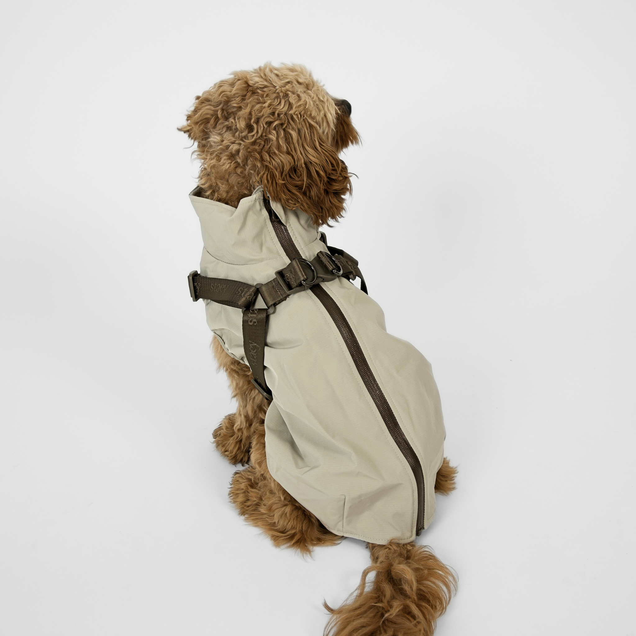 Manteau pour chien Norma avec harnais | Nature