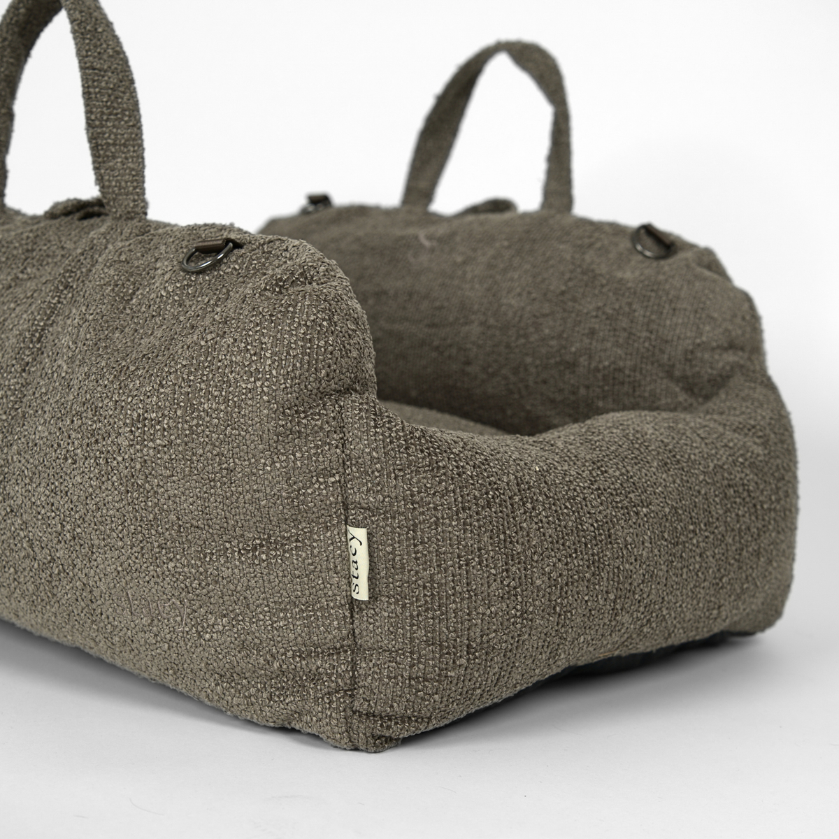 Siège auto 2-en-1 pour chien Tova XL | Chestnut Bouclé