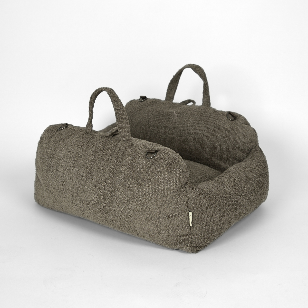 Siège auto 2-en-1 pour chien Tova XL | Chestnut Bouclé