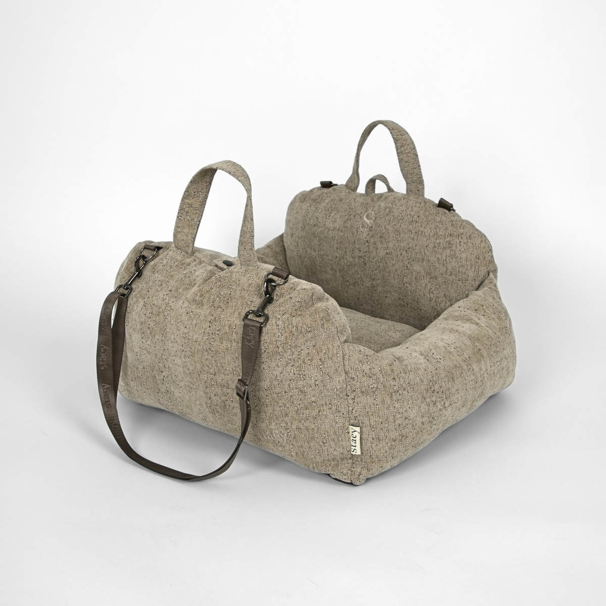 Siège auto 2-en-1 pour chien Tova | Sand