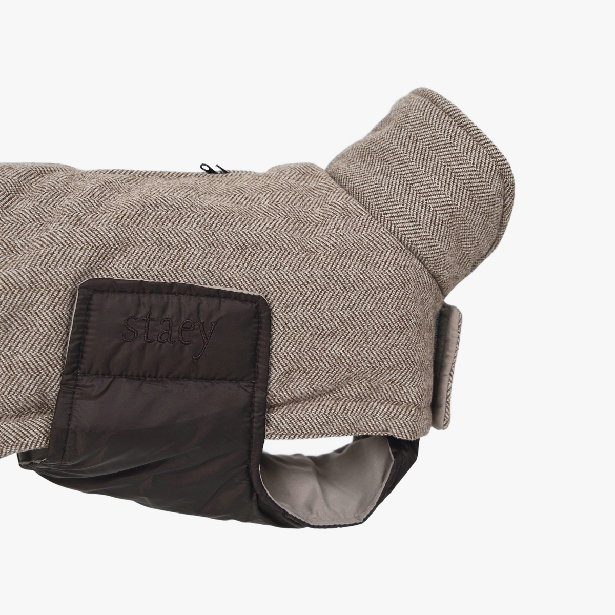 Mira hondenjas | Herringbone Mocca