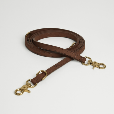 Laisse pour chien en cuir Grace | Chestnut