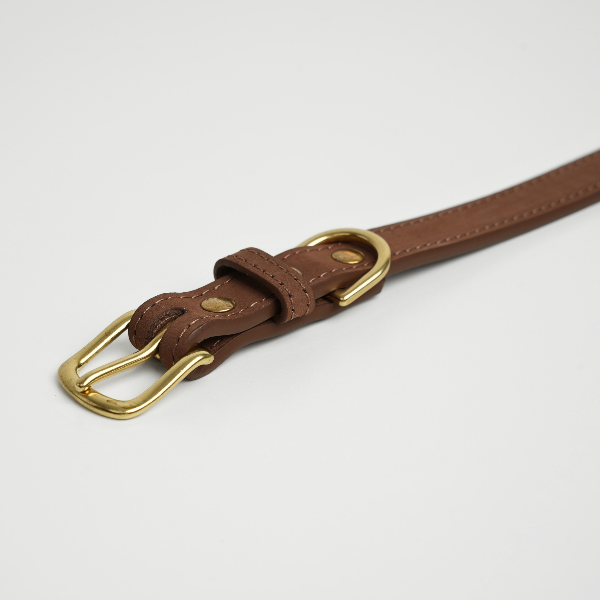 Collier pour chien en cuir Grace | Chestnut