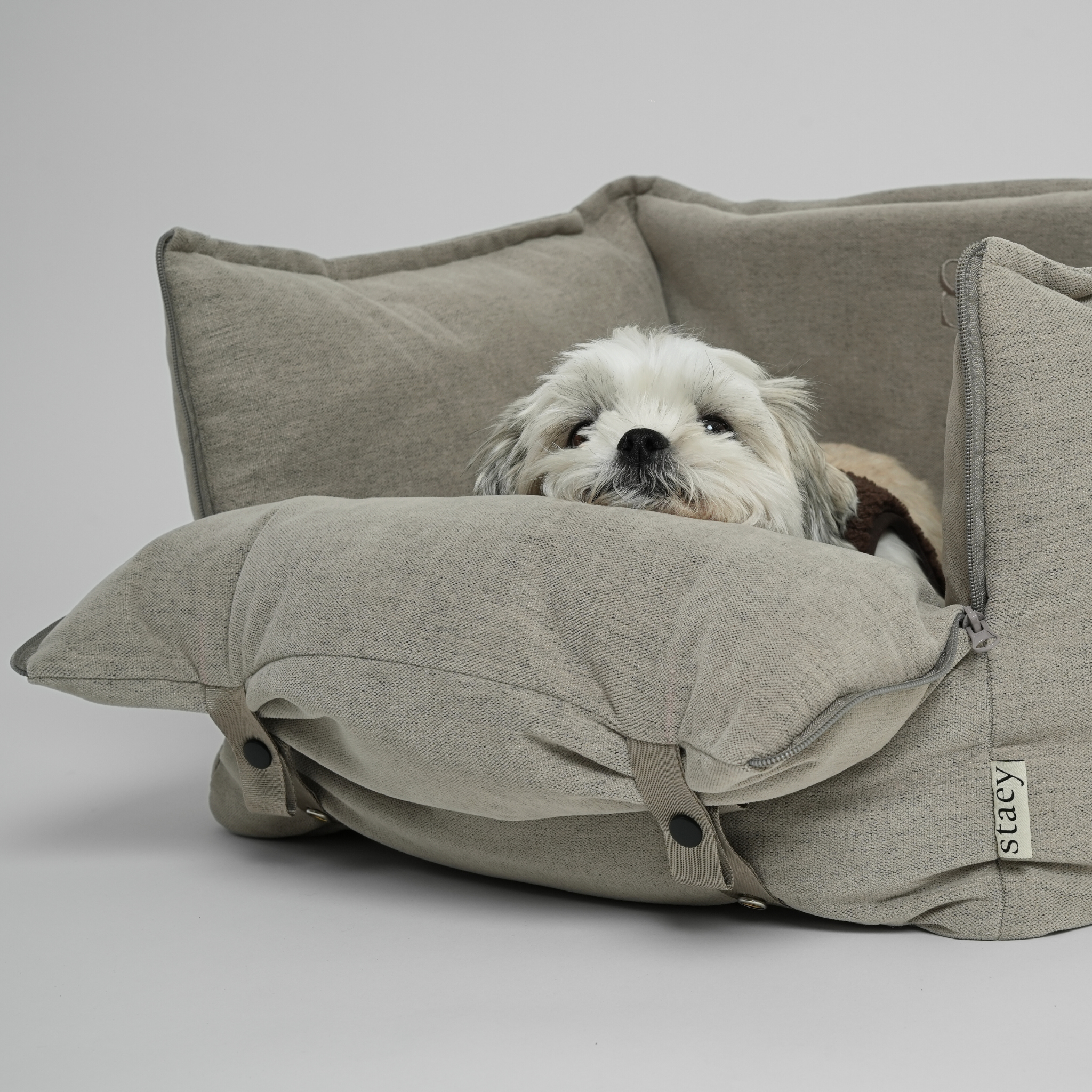 Fenja 2-in-1 Autostoel voor Honden | Dune