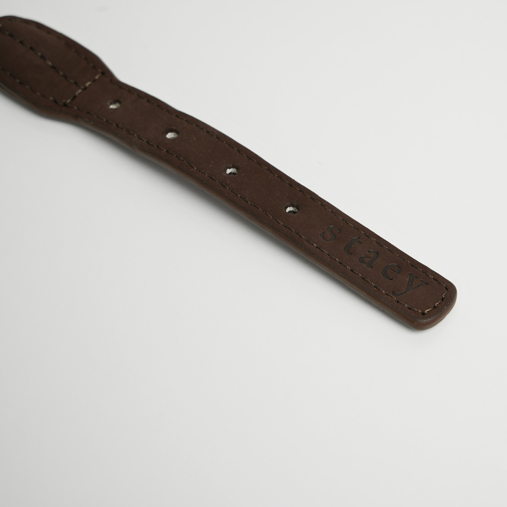 Kaia gevlochten halsband | Dark Oak