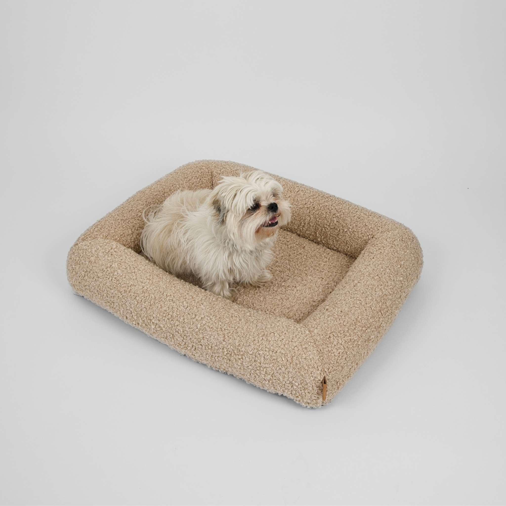 Karla Orthopedic Dog Bed | Sand Curly
