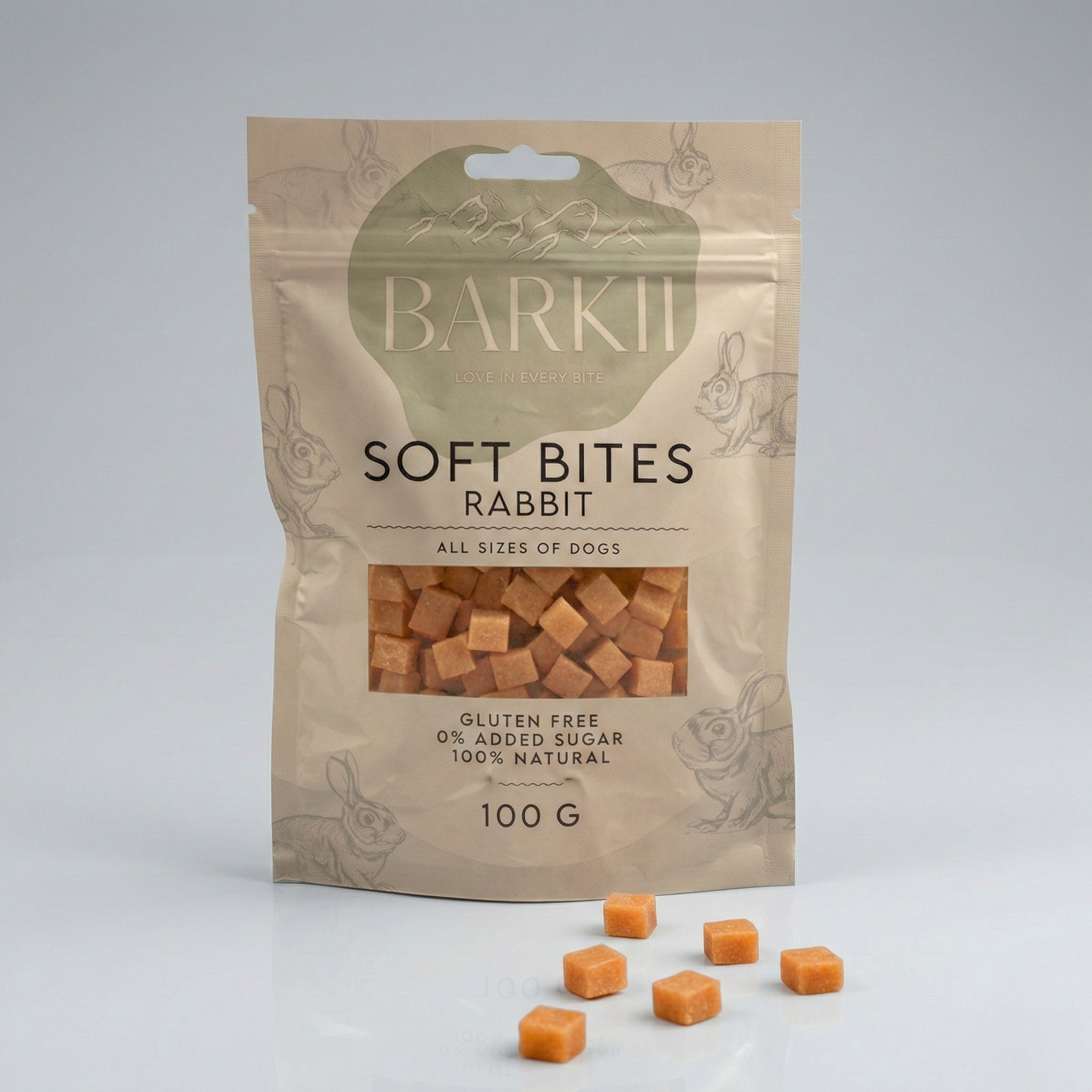 Barkii beloningen | Konijn | 100 g.