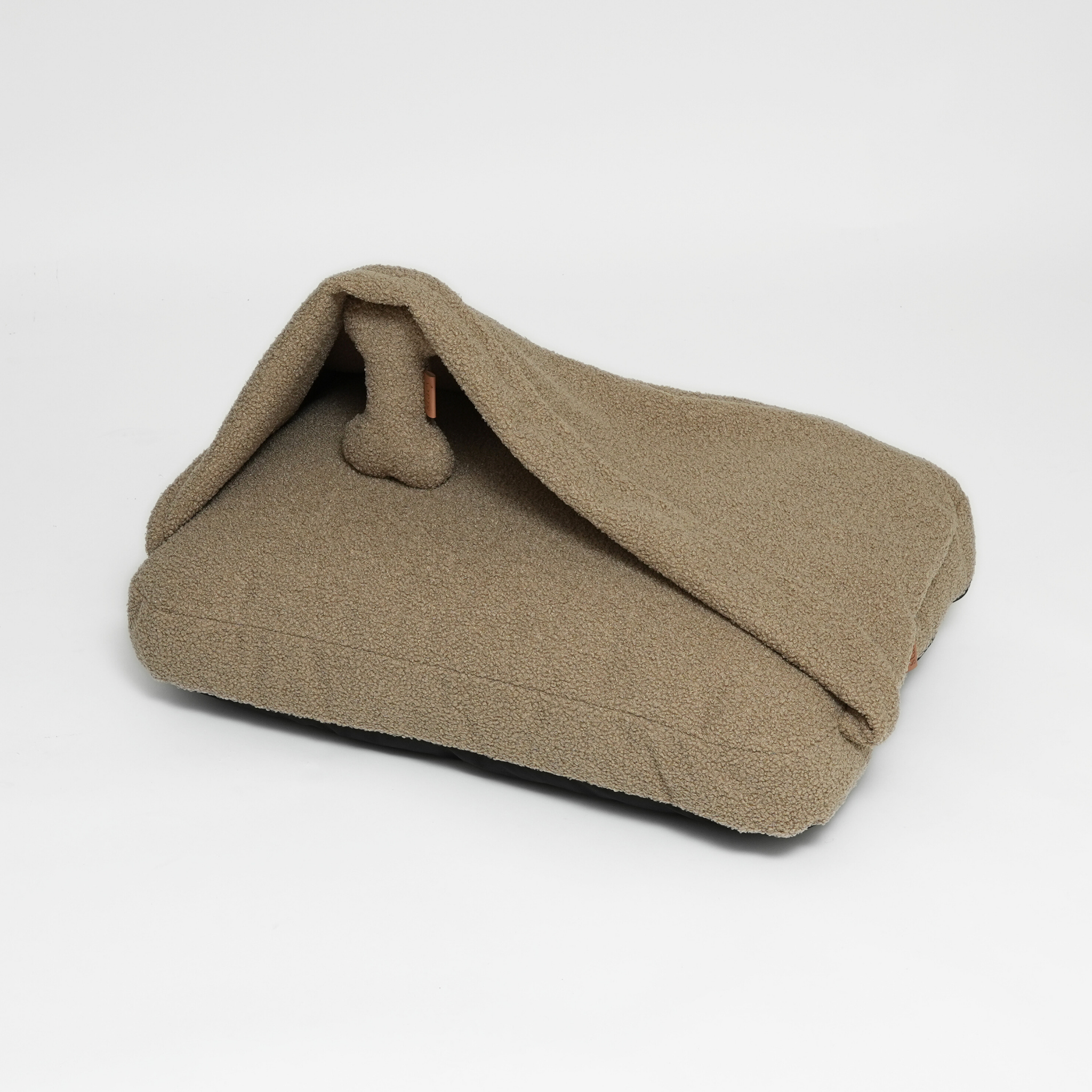 Lana hondenkussen met Overkapping | Oat Bouclé