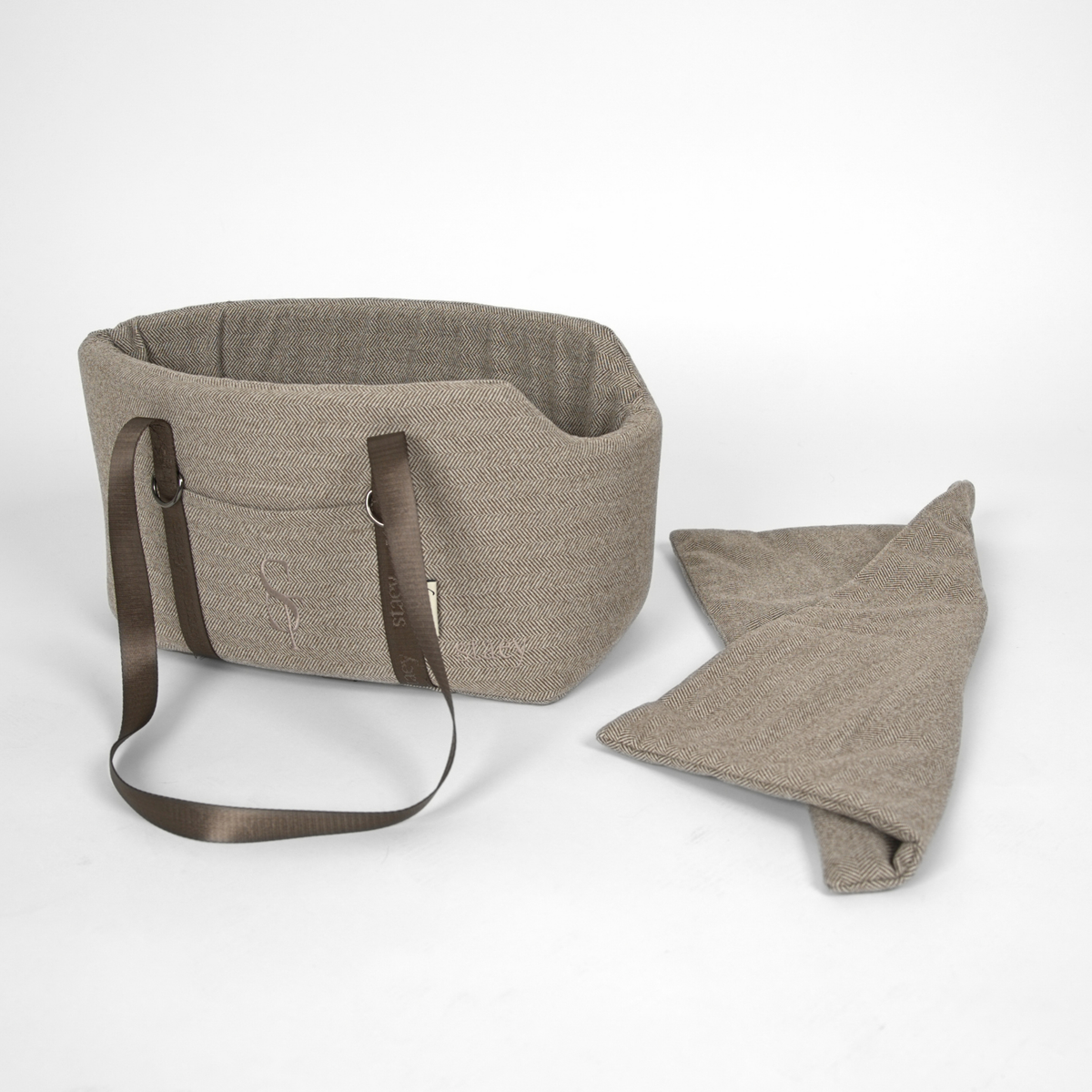 Maya 2-in-1 autostoel, Herringbone Mocca