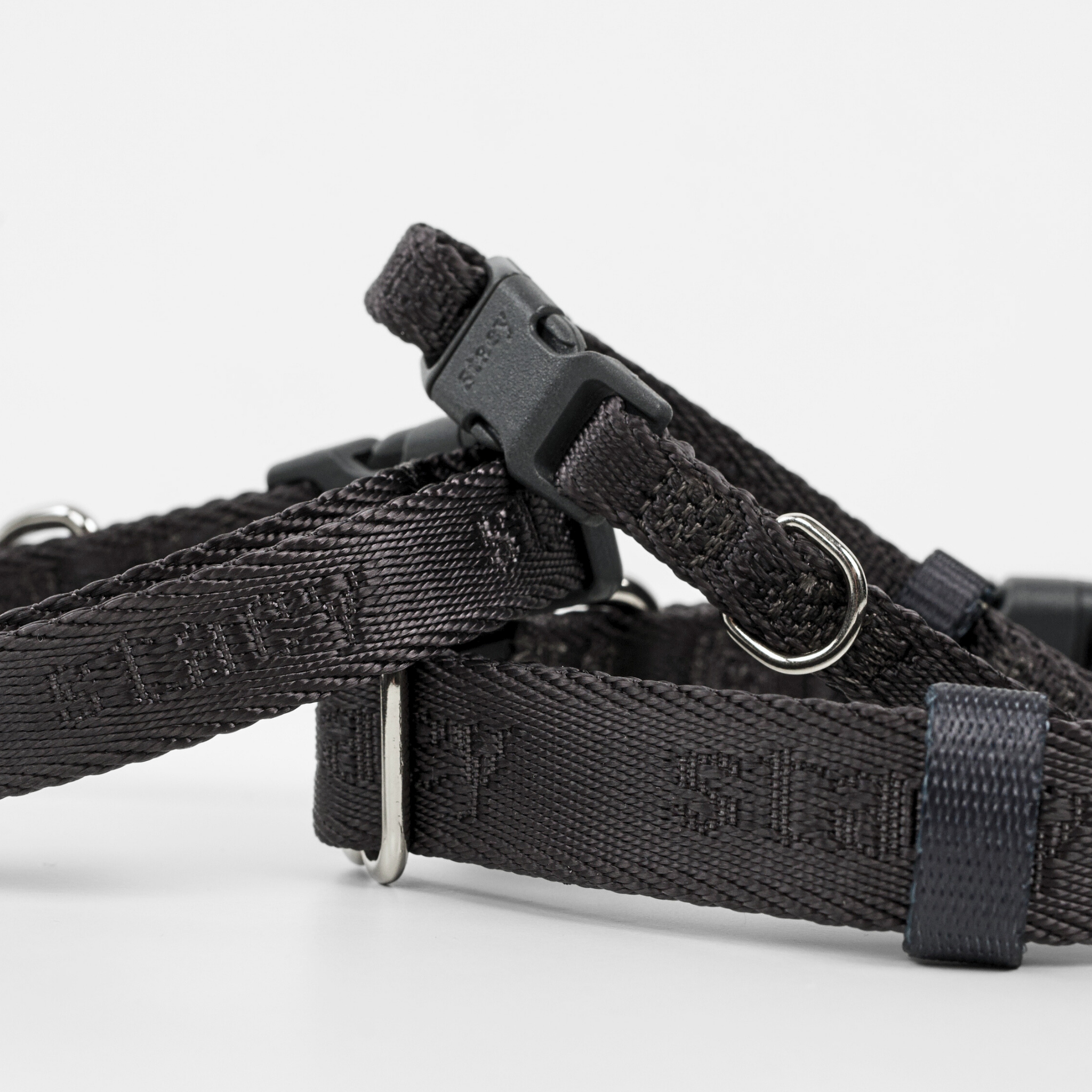 Elma Luxe Halsband met riem | Dusty Blue