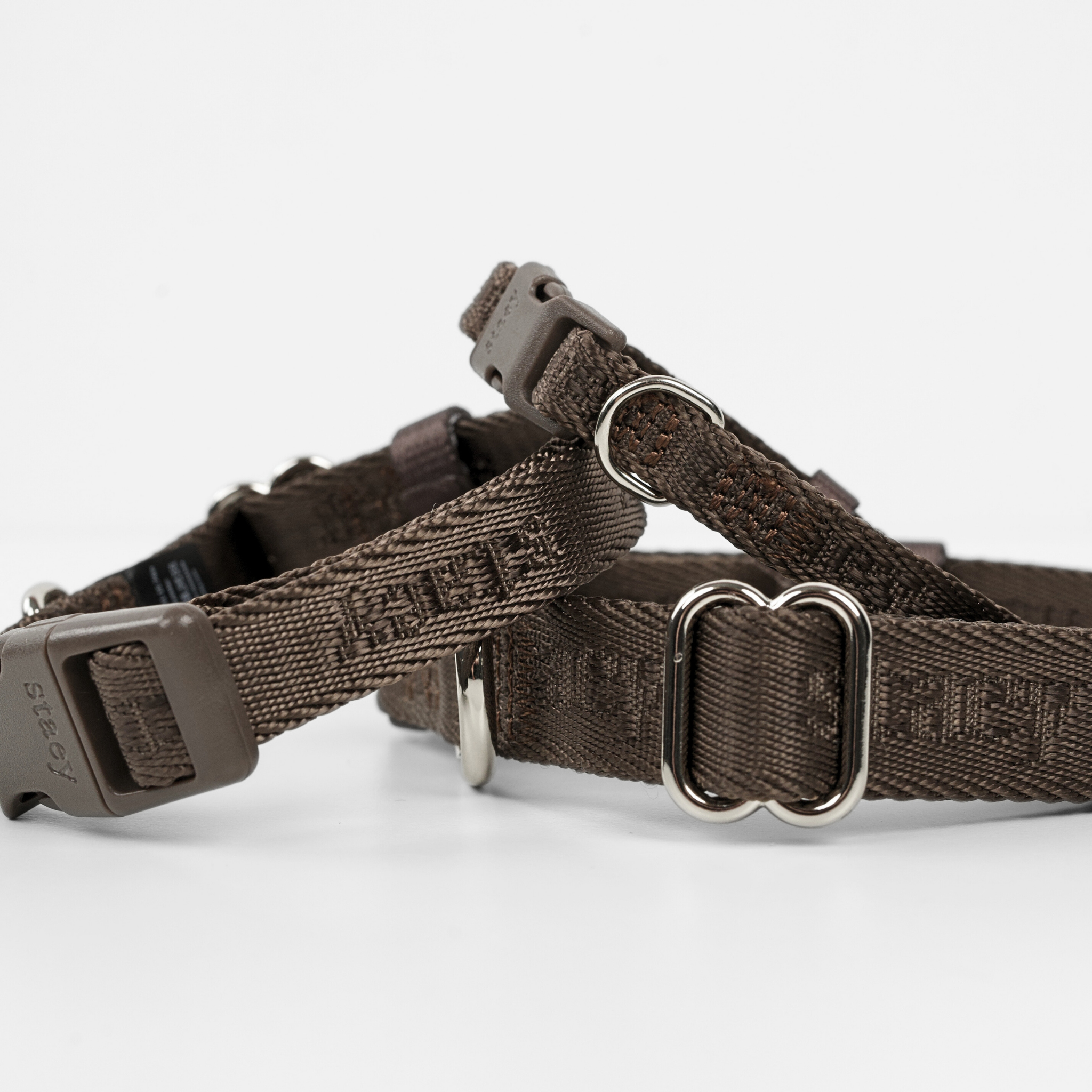 Elma Luxe Halsband met riem | Mocca