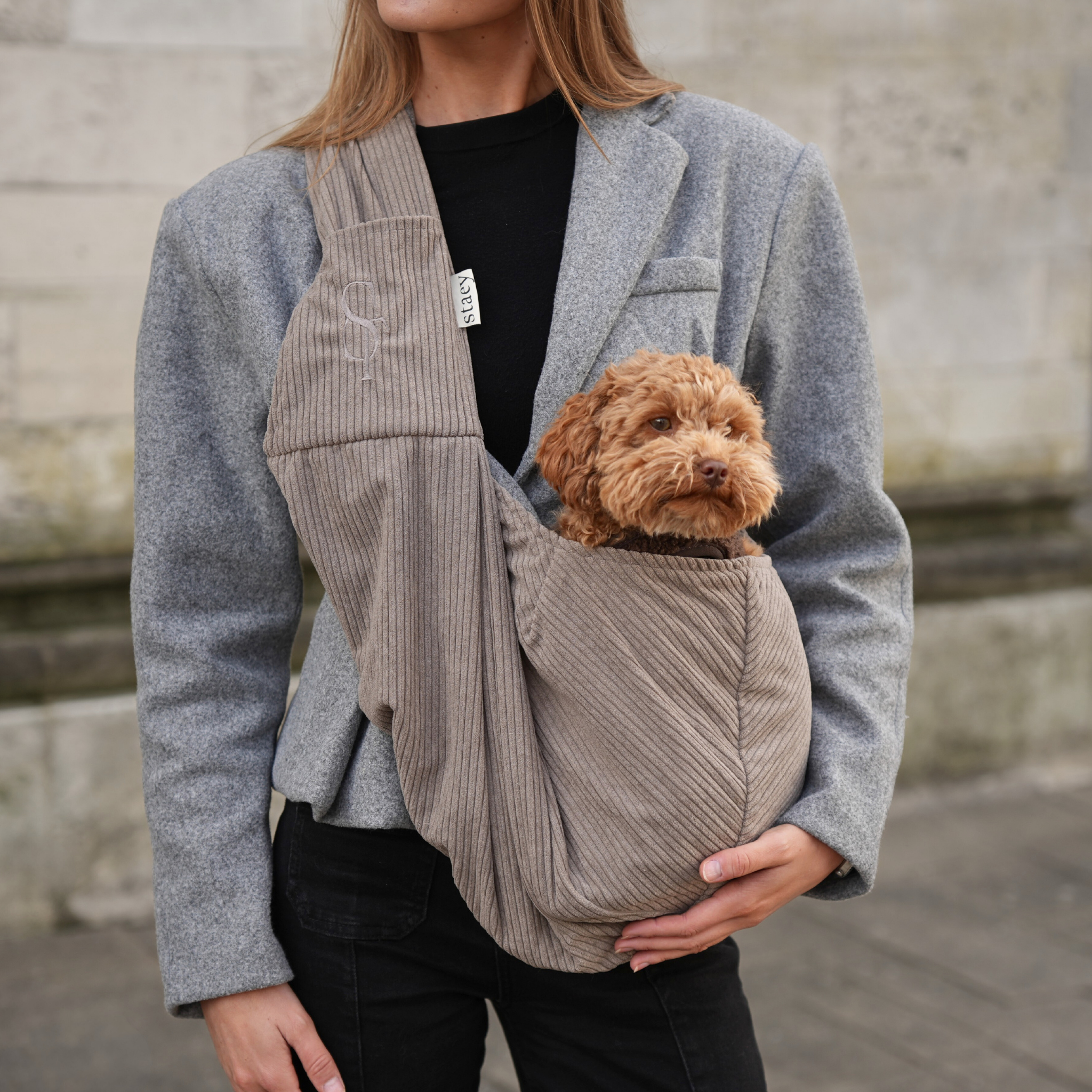 Ava Puppy Draagtas | Corduroy