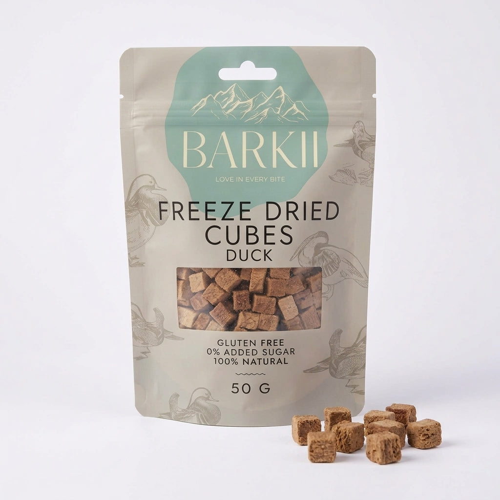 Barkii gevriesdroogde beloningen | Eend | 50 g.