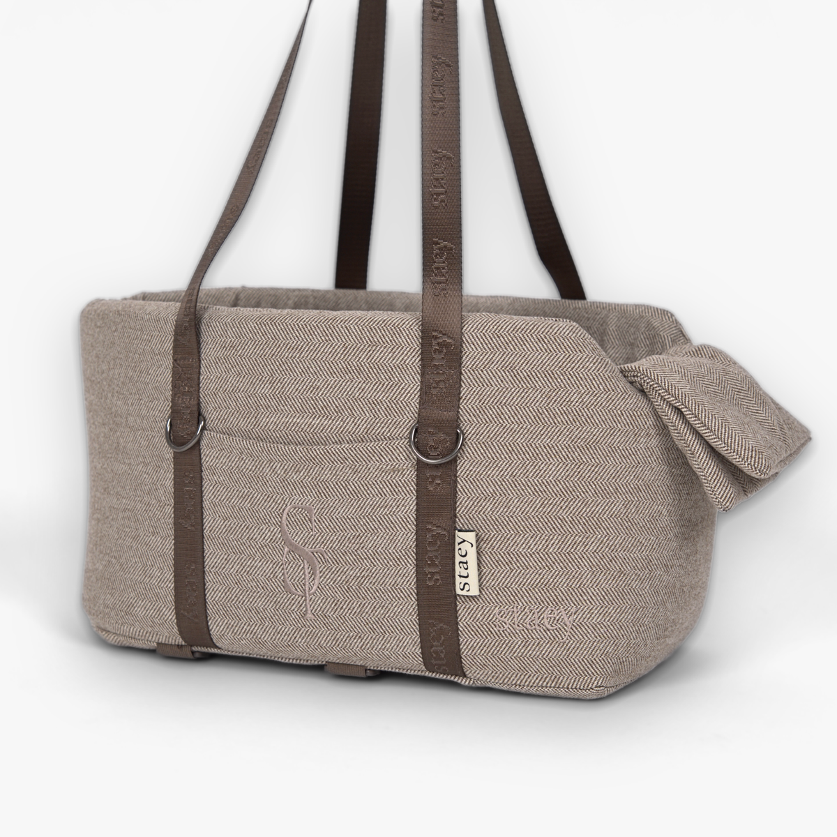 Maya 2-in-1 autostoel, Herringbone Mocca